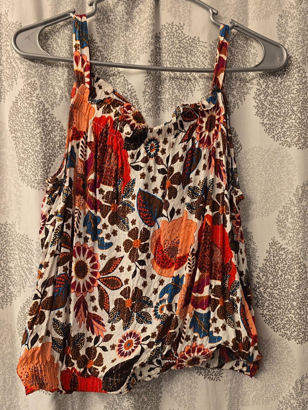 Jane and Delancey Multicolor Floral Smocked Camisole